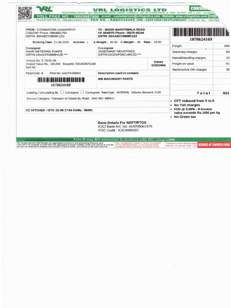 VRL Z-78 21 | PDF