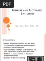 Manual and Automatic Switching