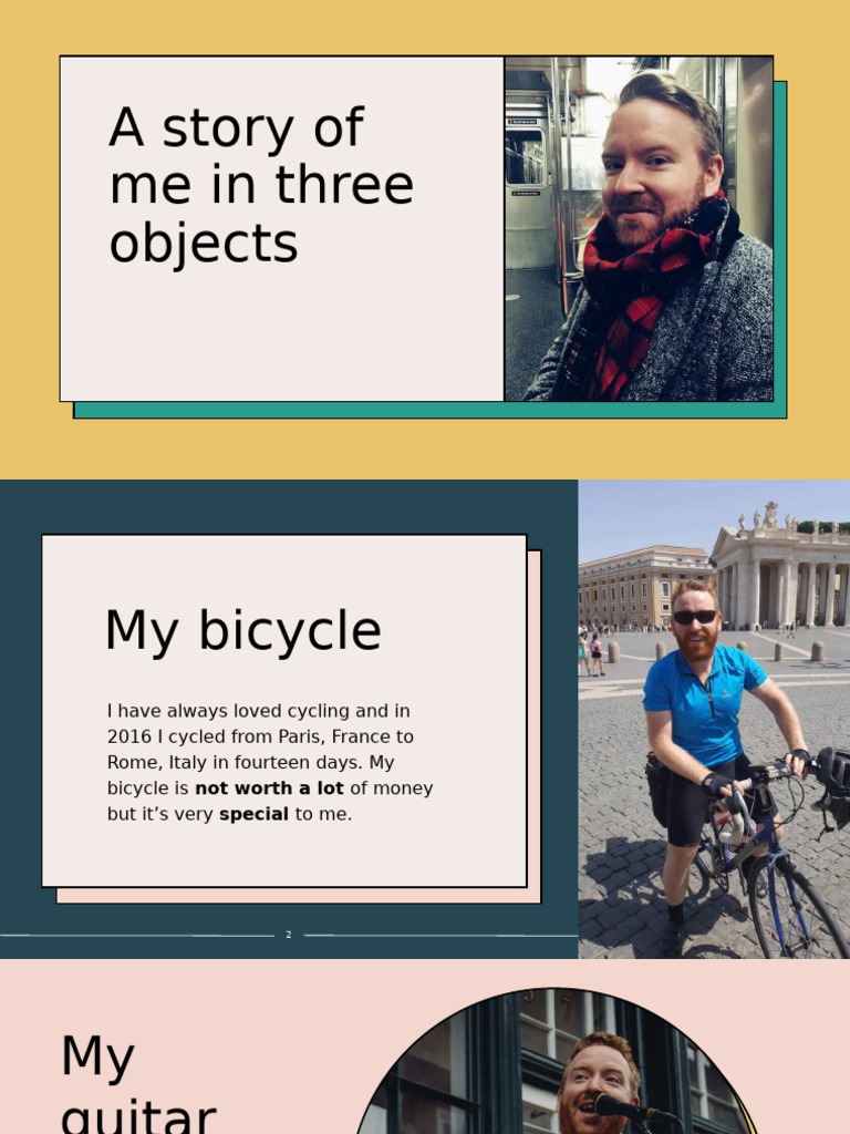 A Story of Me in Three Objects | PDF