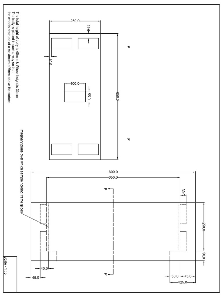 Trolley Dimensions and Specifications | PDF