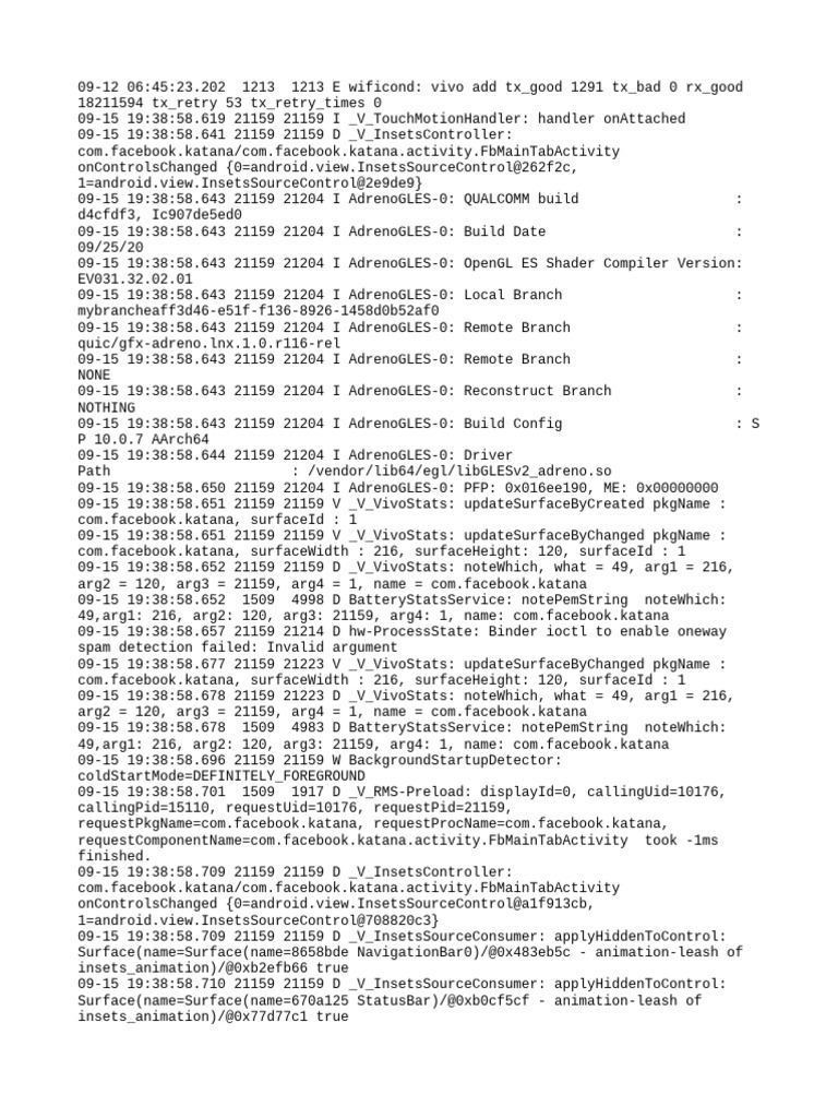 Facebook App Performance Log Analysis | PDF | Operating System ...