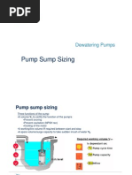 Sump Sizing