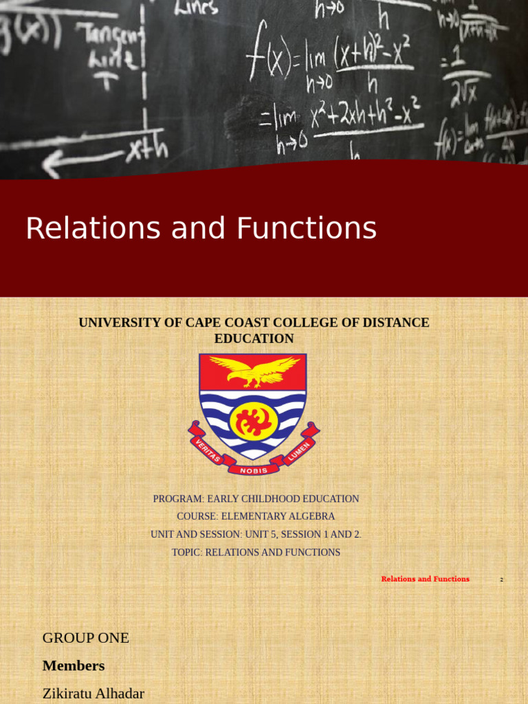 Understanding Relations and Functions | PDF | Function (Mathematics ...