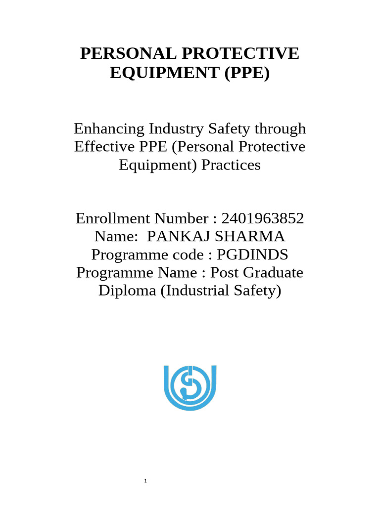 Optimizing PPE for Workplace Safety | PDF | Personal Protective ...