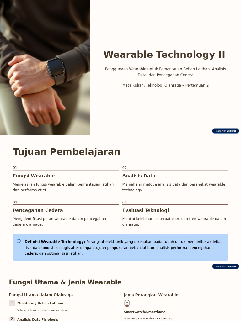 Wearable Technology II | PDF