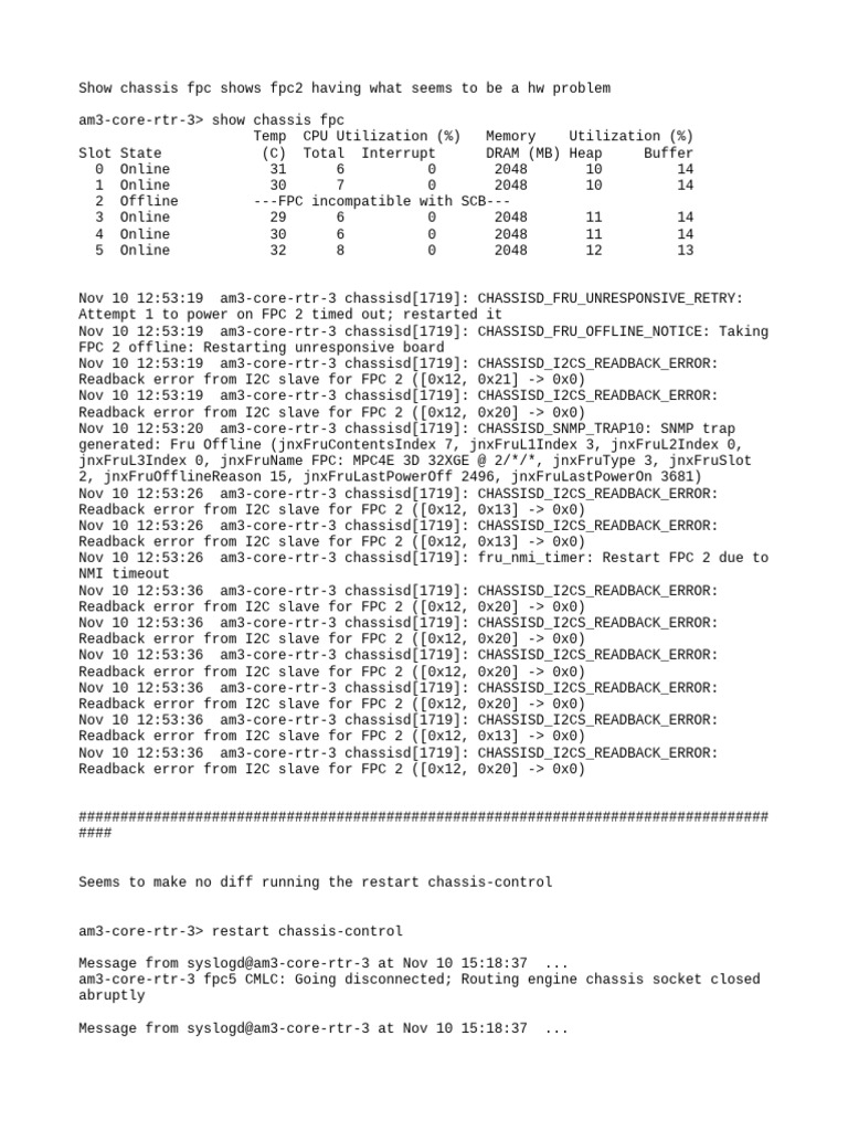 FPC 2 Hardware Issue Report | PDF | Computer Architecture | Computer ...
