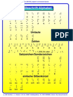 Brailleschrift Alphabet PDF