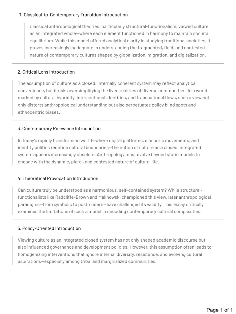 Classical-to-Contemporary Transition Introduction: Page 1 of 1 | PDF