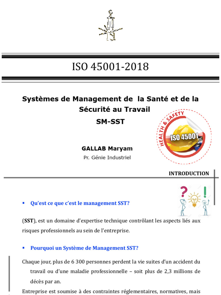ISO 45001 : Management SST Efficace | PDF | Management de la qualité