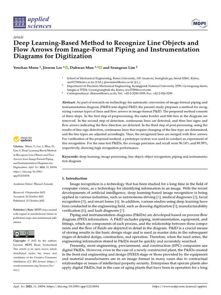 Deep Learning for P&ID Line Recognition | PDF | Deep Learning | Algorithms