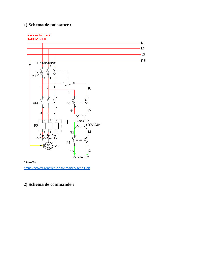 Schémas de puissance et de commande moteur PDF Puissance (physique — free download