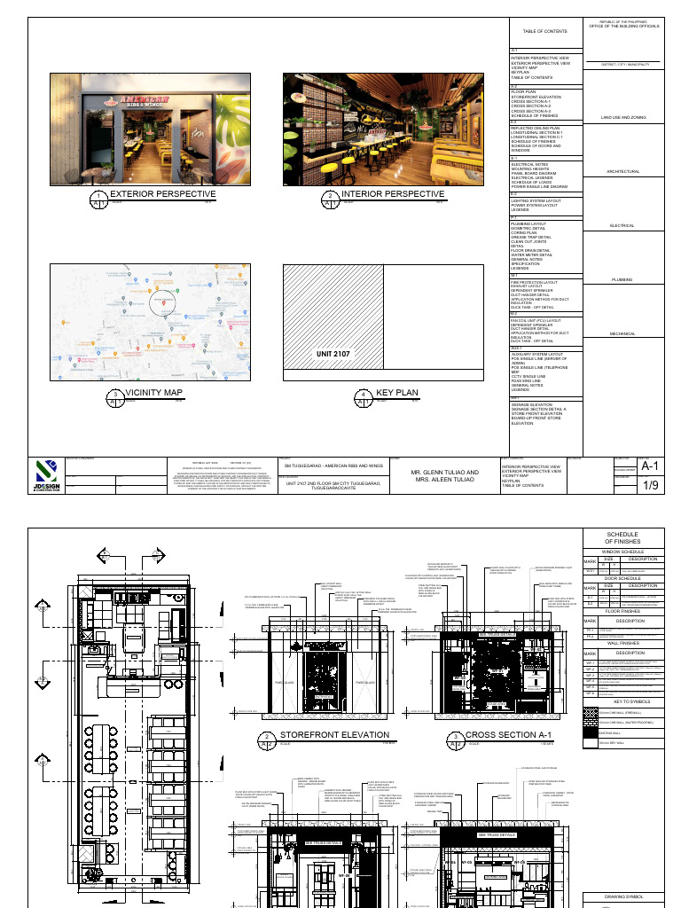 Building Permit Plans for SM Tuguegarao | PDF | Duct (Flow) | Building ...