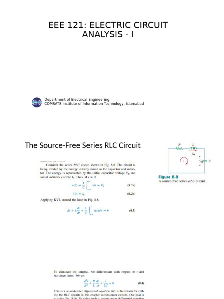 Electeic Circuit Analysis 1 Lec 8 | PDF