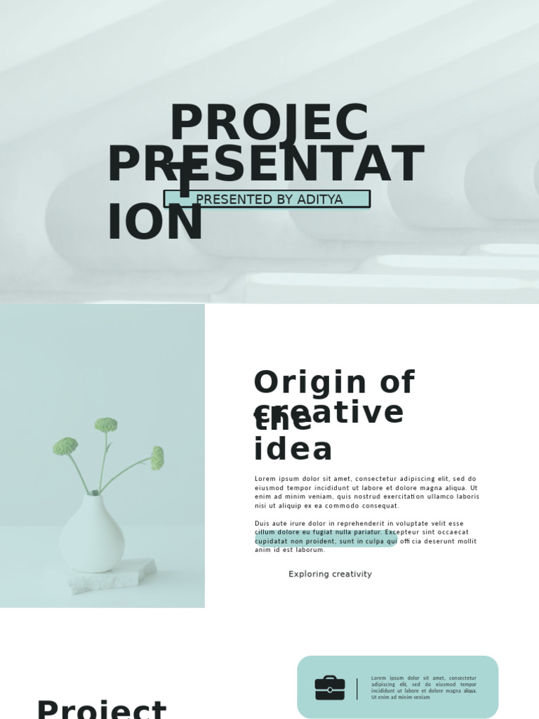 Blue Minimalist Project Presentation 20250527 144125 0000 | PDF