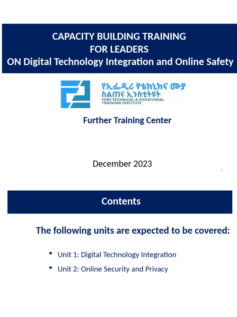 Digital Technology Training for Leaders | PDF | World Wide Web ...