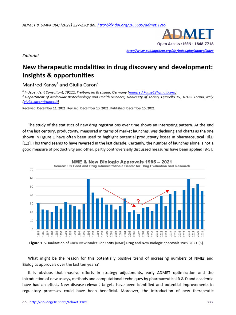 New Drug Modalities in Discovery Insights | PDF | Drug Discovery | Life ...
