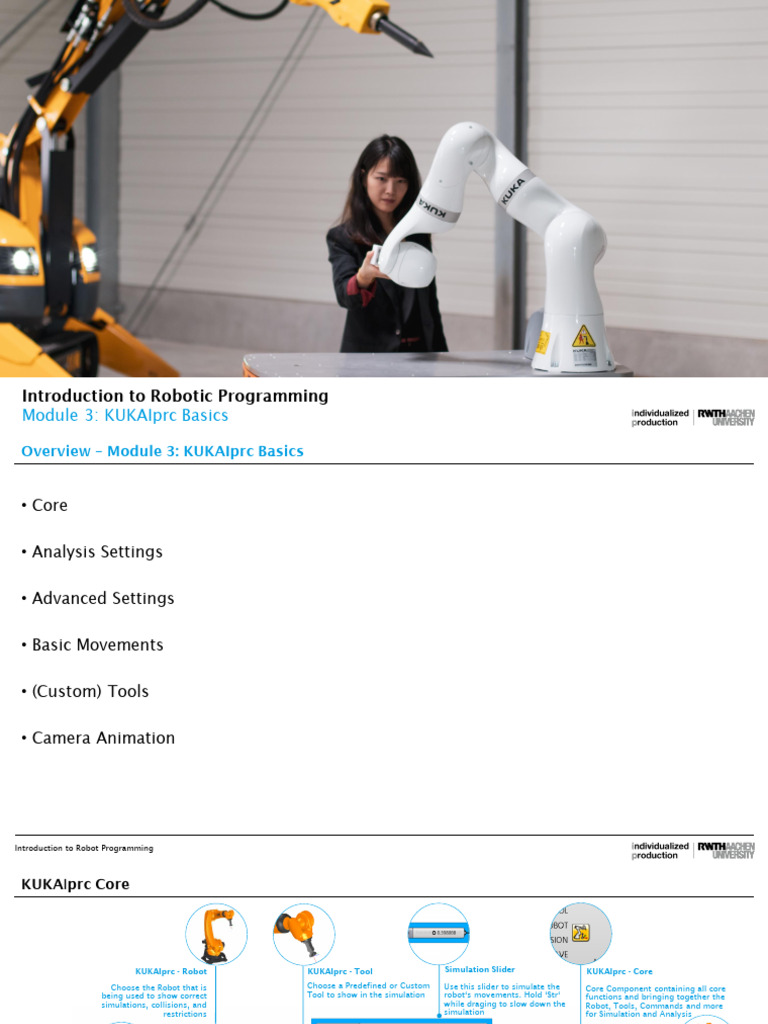 KUKAIprc Robot Programming Guide | PDF | Simulation | Rotation
