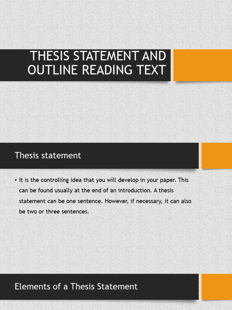 Crafting Thesis Statements and Outlines | PDF | Pregnancy