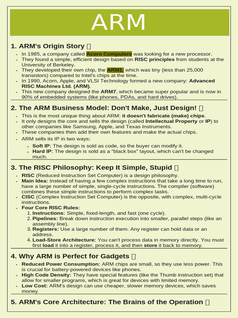 ARM1 | PDF | Computing | Central Processing Unit