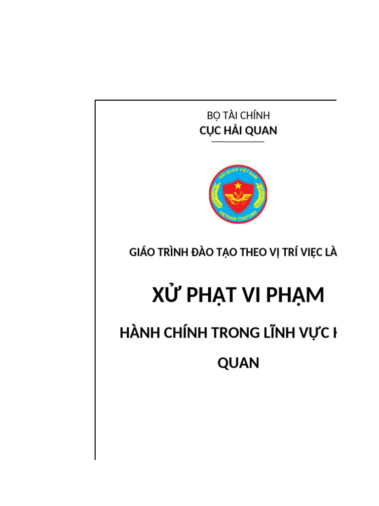 11. Quyển 1.Chuyên Đề 10 (Xử Phạt VPHC) | PDF
