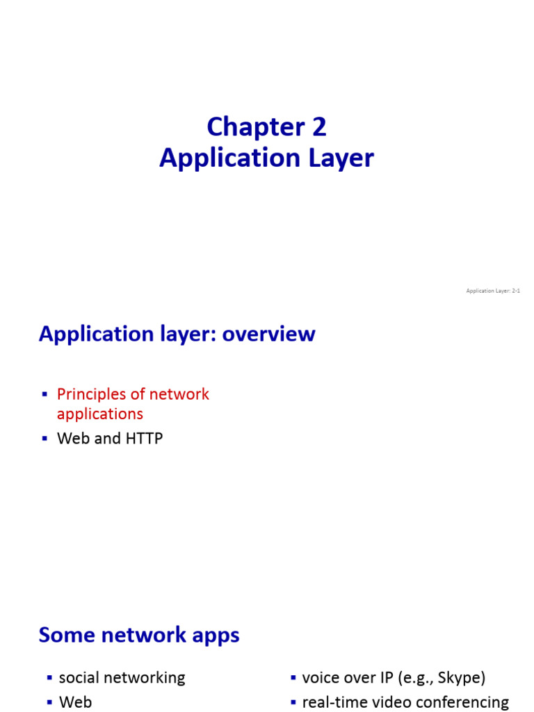 Understanding the Application Layer | PDF | World Wide Web | Internet & Web