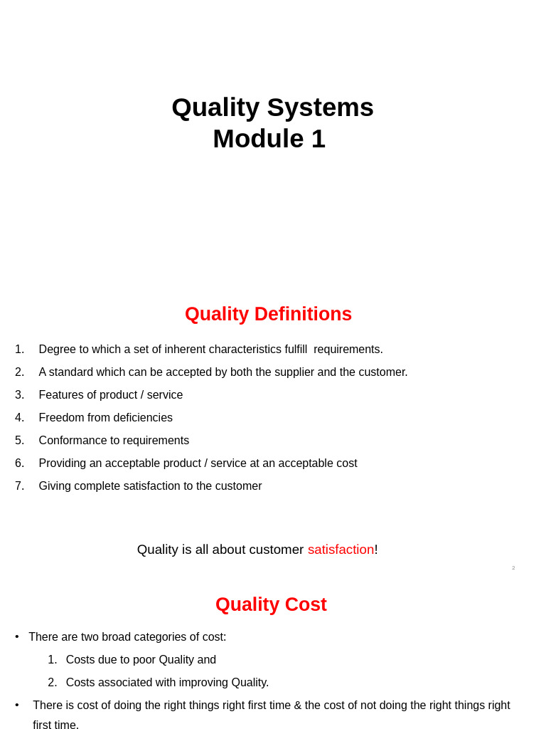 Understanding Quality Systems and Standards | PDF | Business | Risk