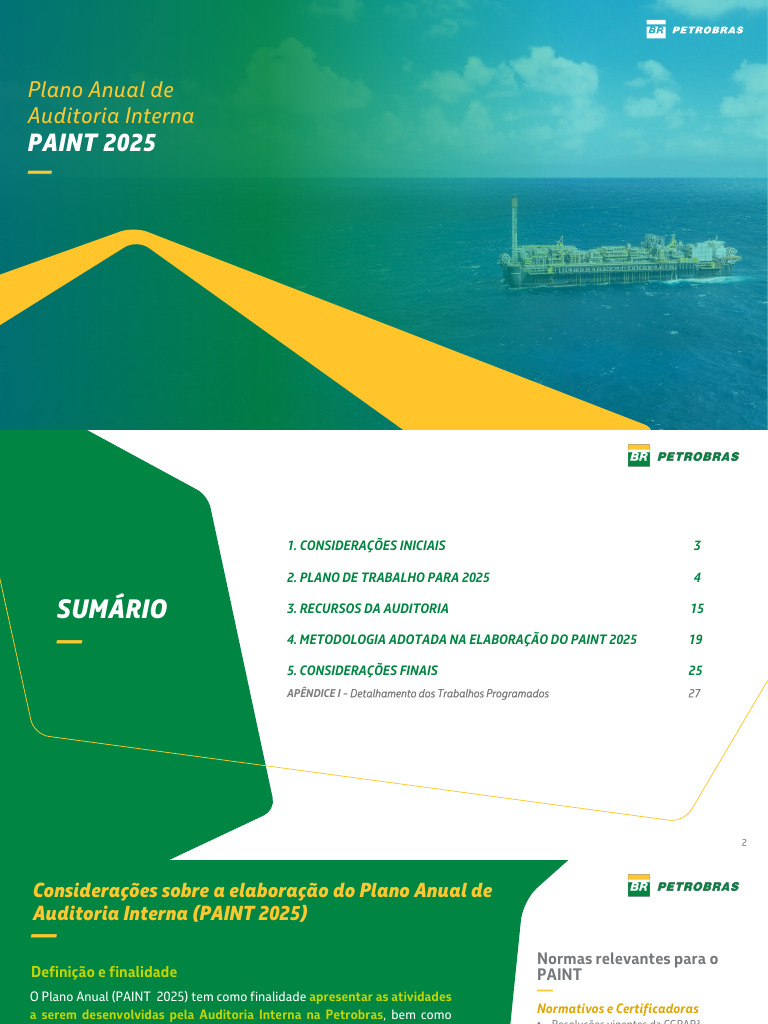 Plano Anual de Auditoria Interna 2025 | PDF | Auditoria interna | Inovação