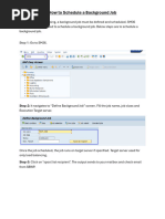 Rescheduling SAP Background Jobs Guide | PDF