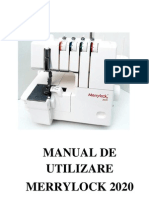 Manual de Utilizare Merrylock 2020