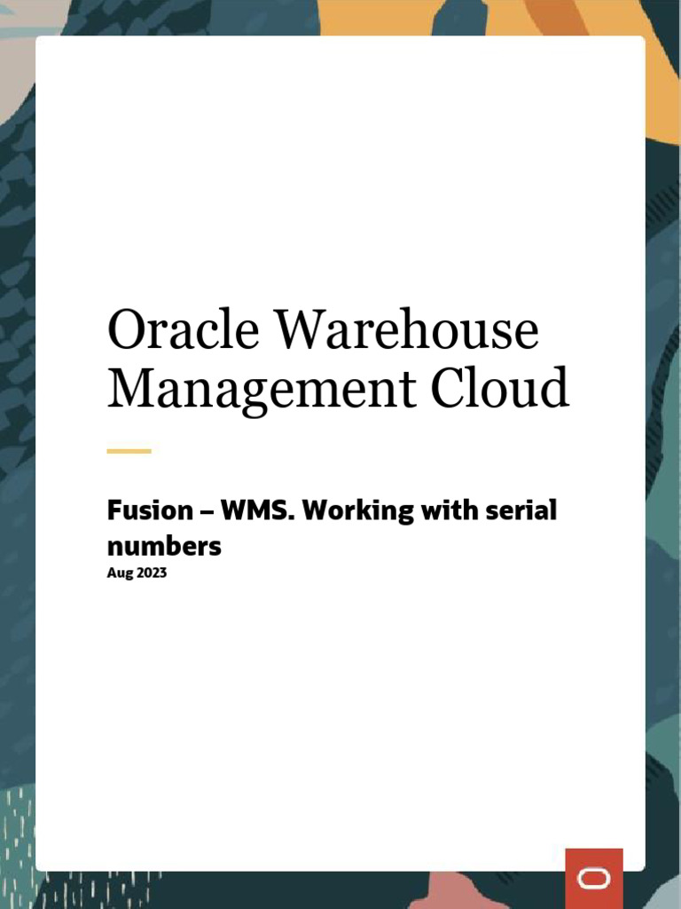 Oracle WMS Purchase Order Integration Guide | PDF | Oracle Corporation ...