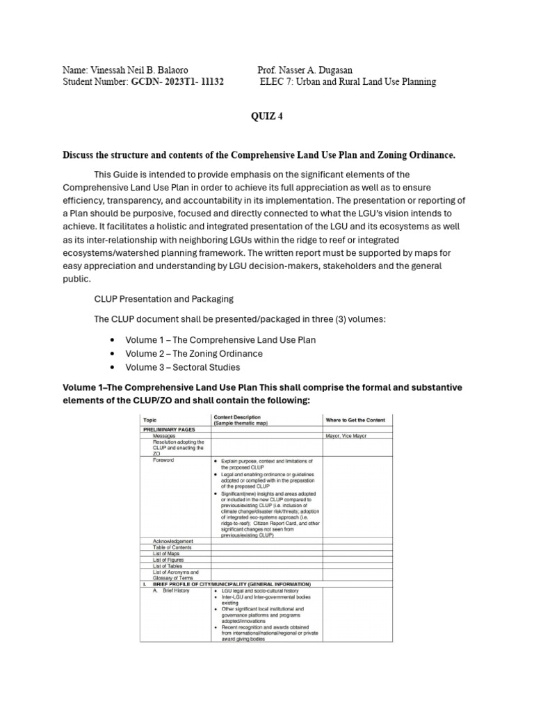Comprehensive Land Use Plan Guide | PDF | Zoning
