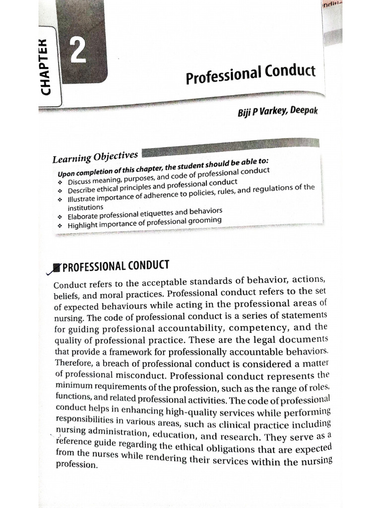 Professionalism Chap 2 | PDF