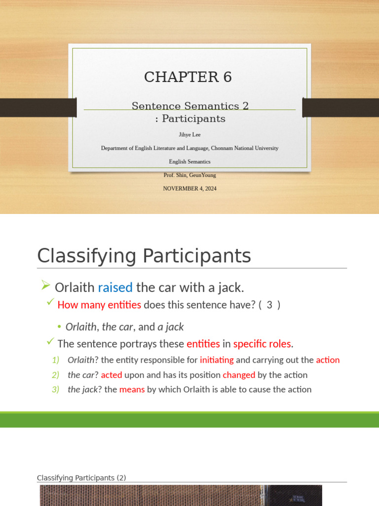 Understanding Thematic Roles in Semantics | PDF | Subject (Grammar) | Verb