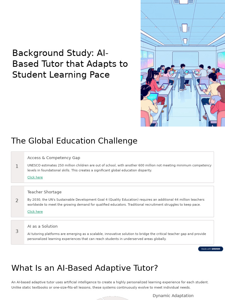 AI Tutor: Bridging Education Gaps | PDF | Artificial Intelligence ...