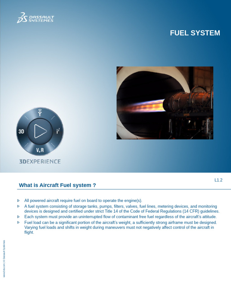 Overview of Aircraft Fuel Systems | PDF | Pump | Aircraft