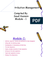 Sales & Distribution Management Module Overview