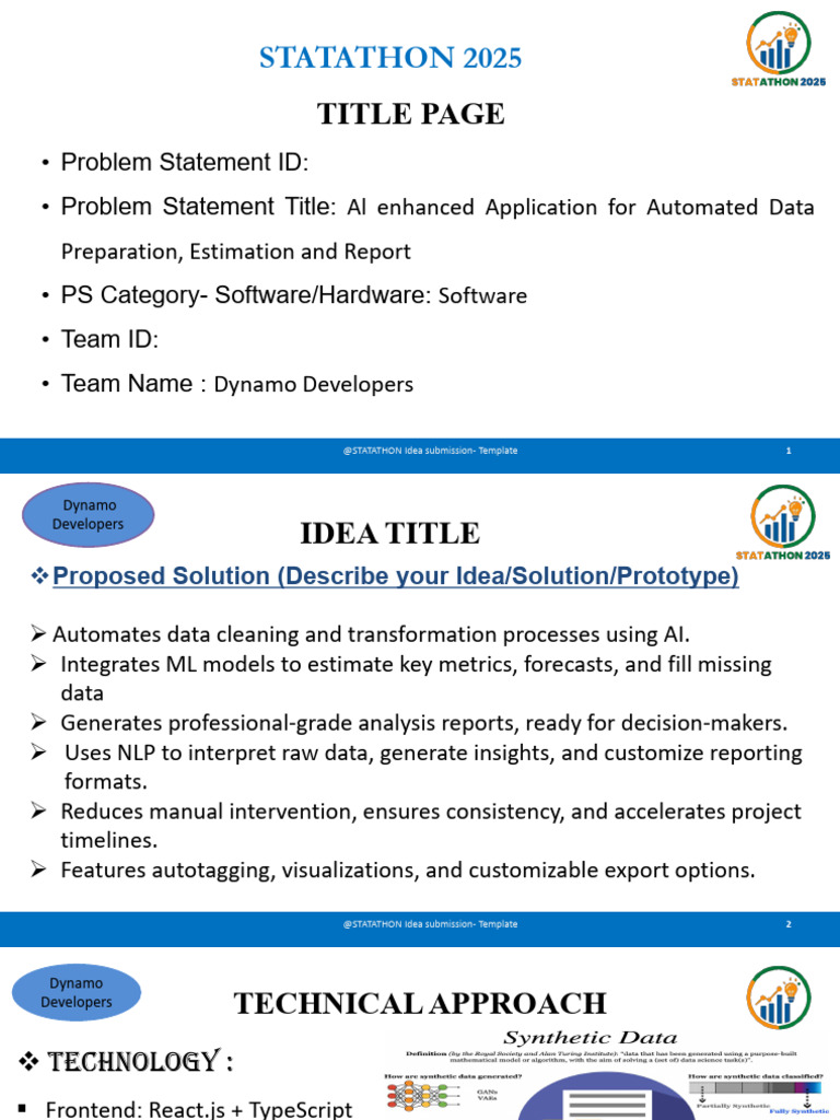 Statathon+ +Dynamo+Deverlopers | PDF | Artificial Intelligence ...