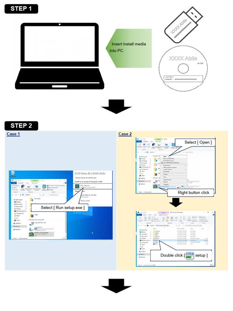 Setup Manual for Installation Process | PDF