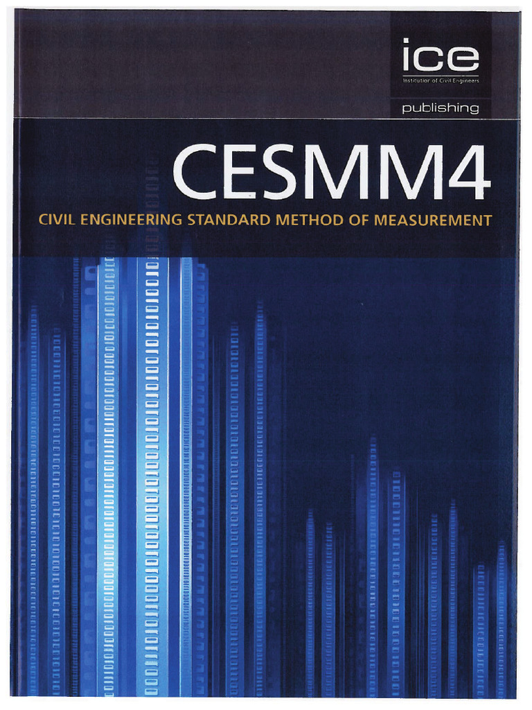CESMM4 Civil Engineering Standard of Met | PDF