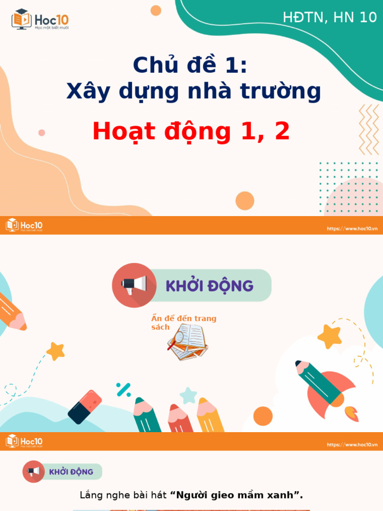 Chu de 1 Hoat Dong 1, 2 | PDF