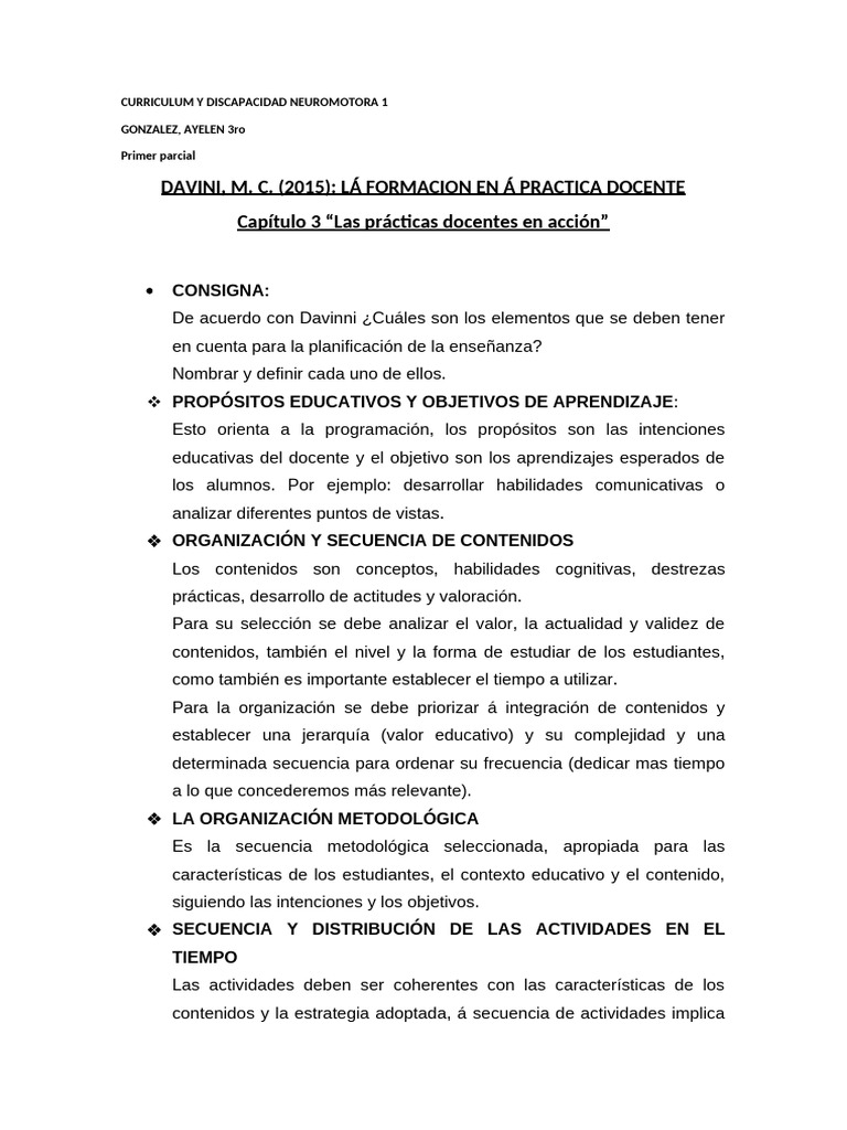 Elementos Clave para Planificación Docente | PDF | Enseñando | Plan de ...