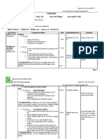 First Session Lesson Plan