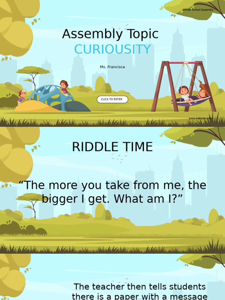Curiosity: Engaging School Assembly Guide | PDF