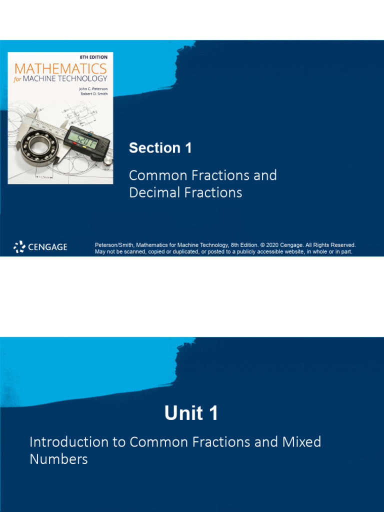 Unit 1, 2 ,3 Adding and Subtracting Fractions PPT | PDF ...