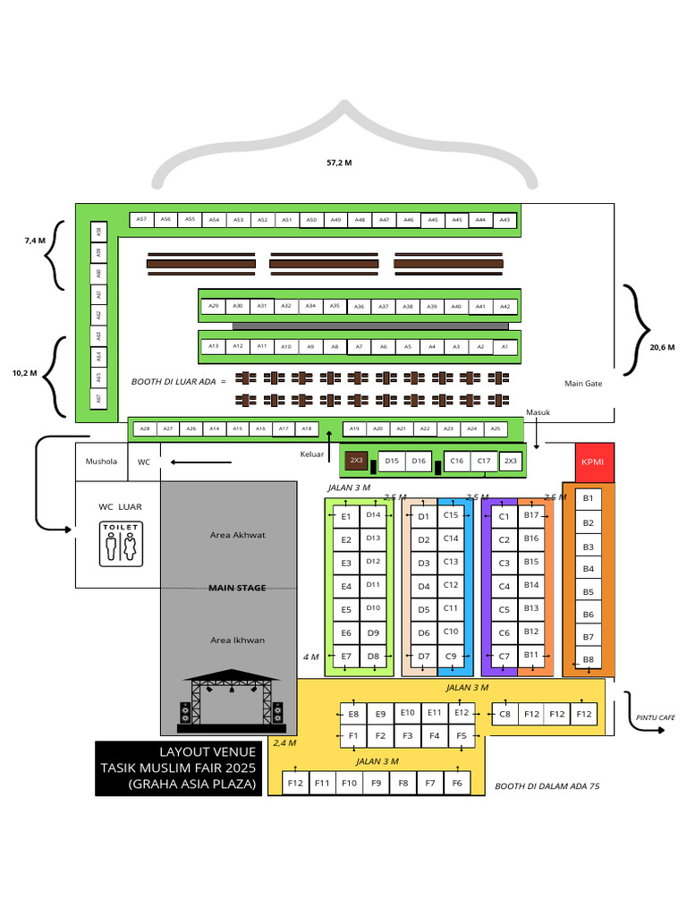 Layout do Tasik Muslim Fair 2025 | PDF | Teoria do Xadrez | Xadrez