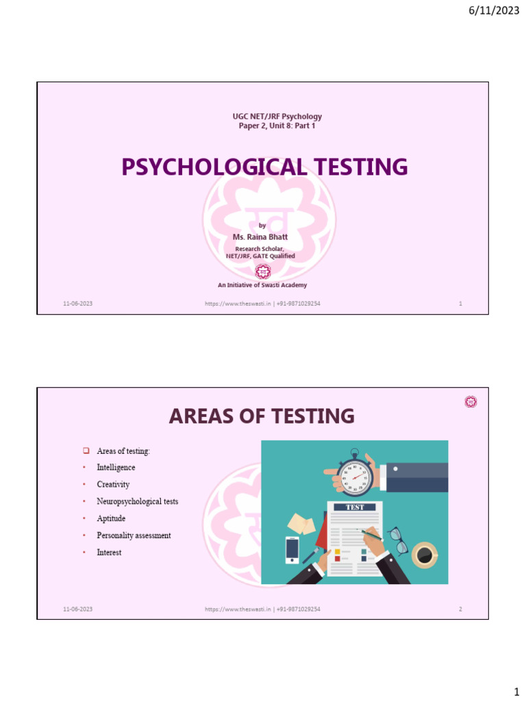 Wechsler Intelligence Testing Overview | PDF | Wechsler Adult ...