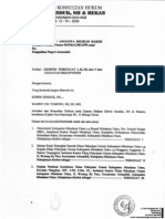 Eksepsi Jawaban & Rekonvensi TERGUGAT I, II, III & V Atas Gugatan PMH Terkait Tender Di Dinas PU Kab. Minahasa Utara APBD 2011