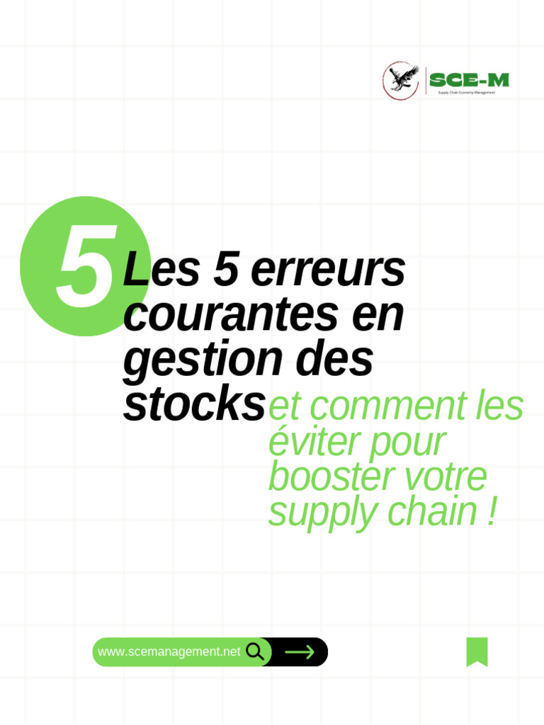 5 erreurs de gestion des stocks à éviter | PDF