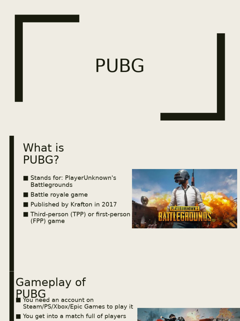 PUBG Szakangolra, About Pubg, Gameplay, Etc | PDF