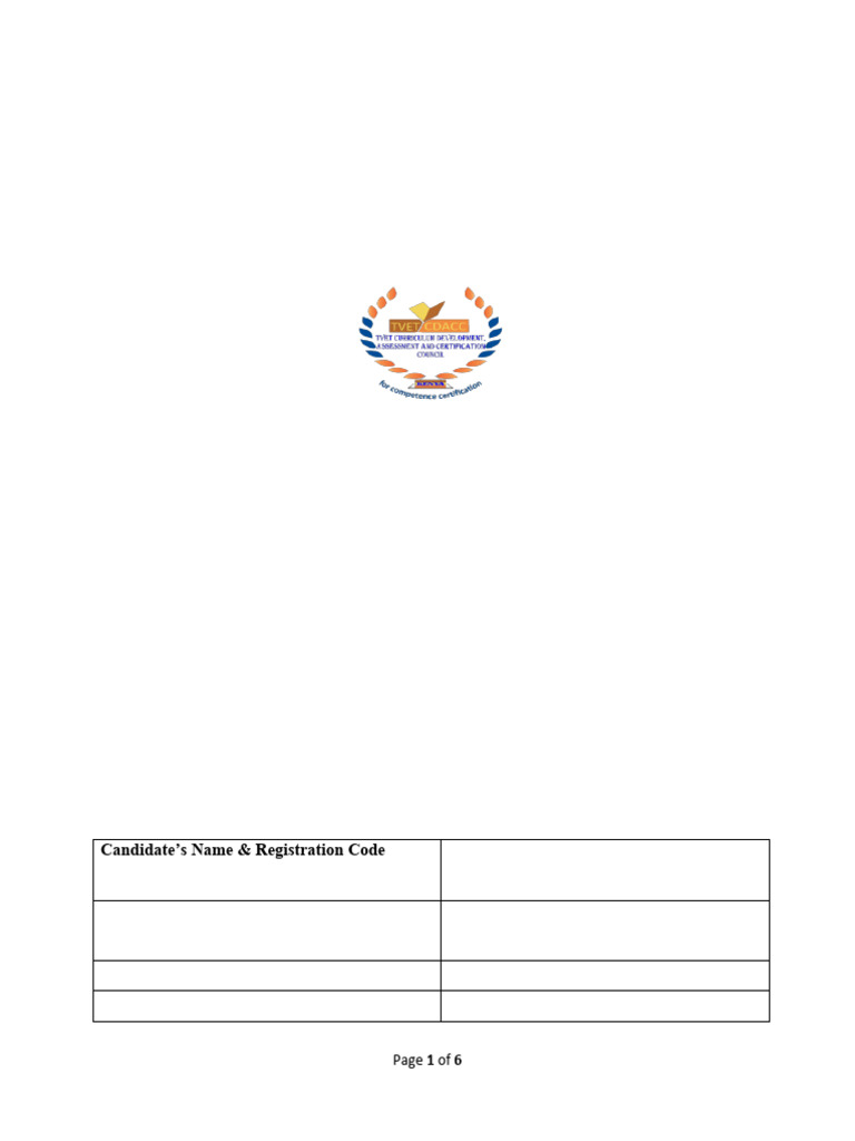 ICT Technician Level 6 Assessment Checklist | PDF | Password | Computer ...